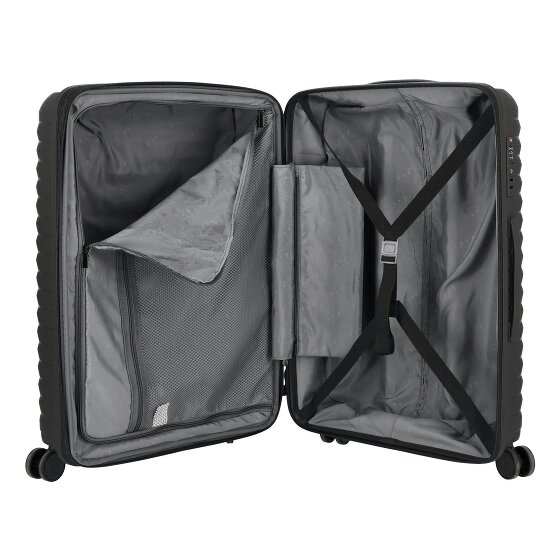 d&n Travel Line 4500 4 ruote Set di valigie 3 pezzi con piega di espansione