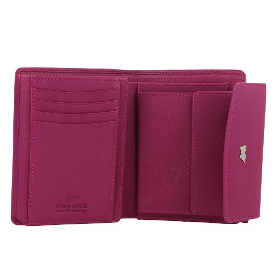 Braun Büffel Joy Portafoglio Protezione RFID Pelle 12 cm