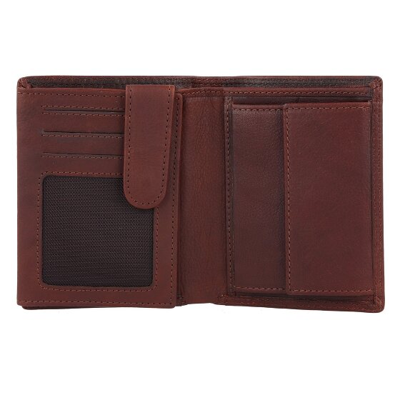 Jack Kinsky Portafoglio Protezione RFID Pelle 12 cm