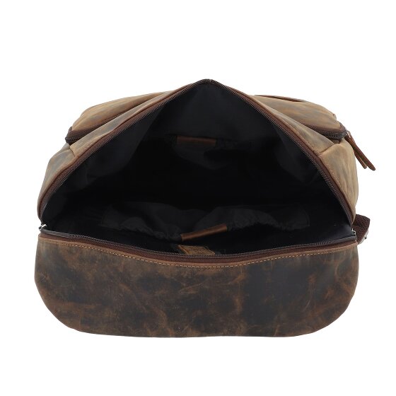 Plevier Hertz Zaino da giorno Pelle 45 cm Scomparto per laptop