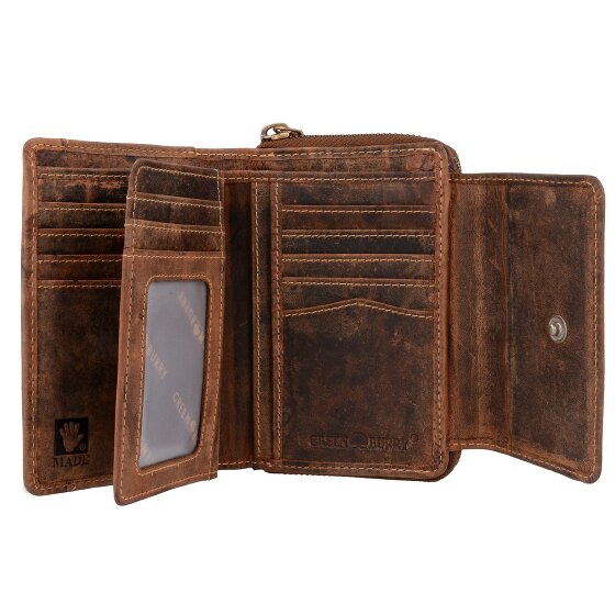 Greenburry Portafoglio vintage in pelle 13,5 cm
