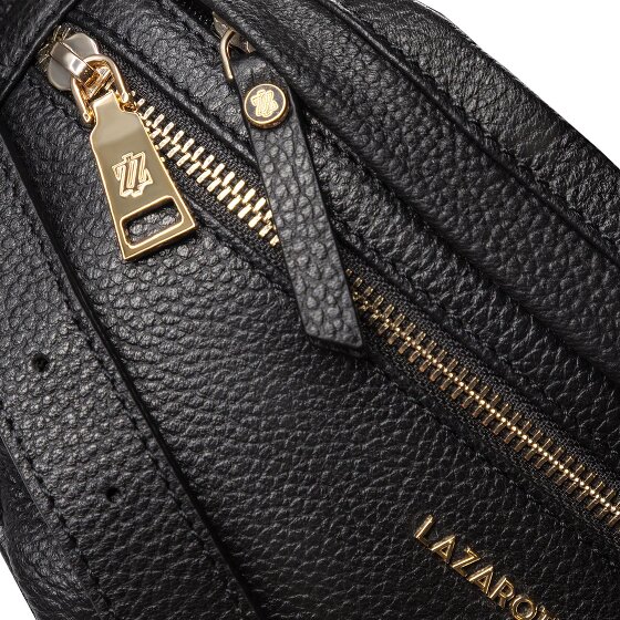 Lazarotti Bologna Borsa da cintura con doppia zip Crossbody in pelle 25 cm