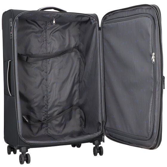 d&n Travel Line 9204 4 ruote Carrello L 76 cm con piega di espansione
