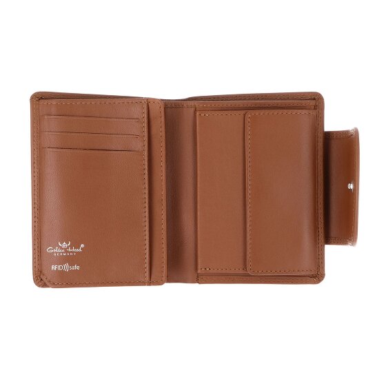Golden Head Polo Portafoglio Protezione RFID Vera Pelle 12 cm