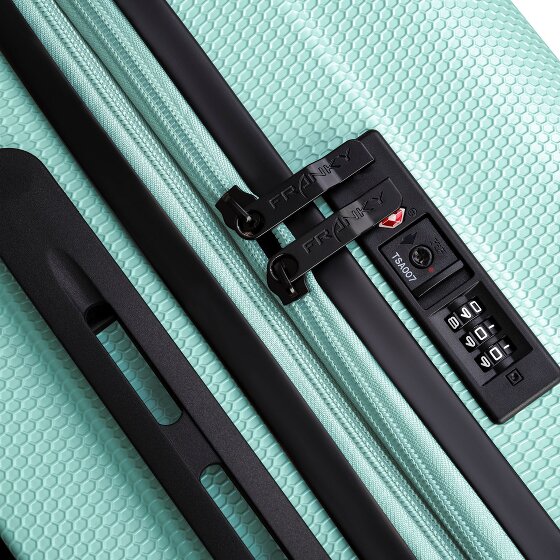 Franky Munich 4.0 Set di valigie a 4 ruote, 3 pezzi con piega elastica