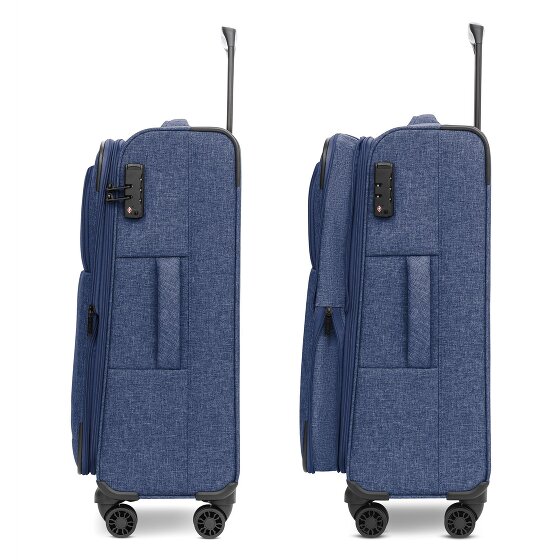 Redolz Essentials 12 MEDIUM Carrello a 4 ruote da 67 cm con piega ad espansione Redolz Essentials 12 MEDIUM Carrello a 4 ruote da 67 cm con piega ad espansione