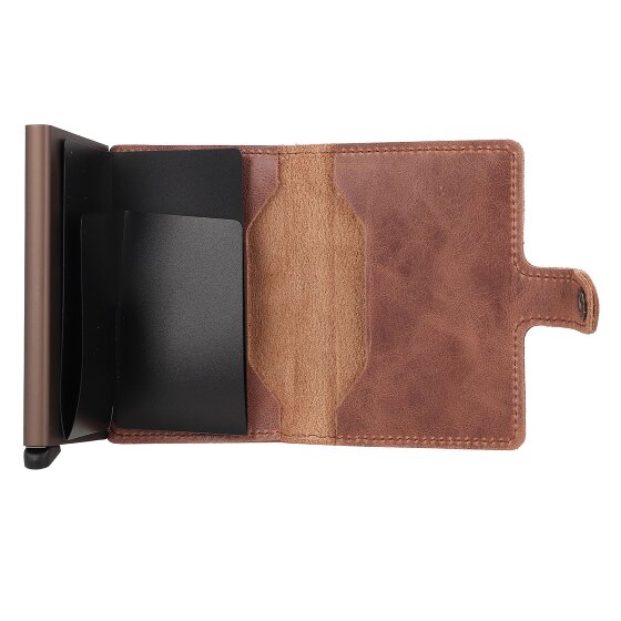 Secrid Miniwallet Vintage Custodia per carte di credito Portafoglio RFID in pelle 6,5 cm