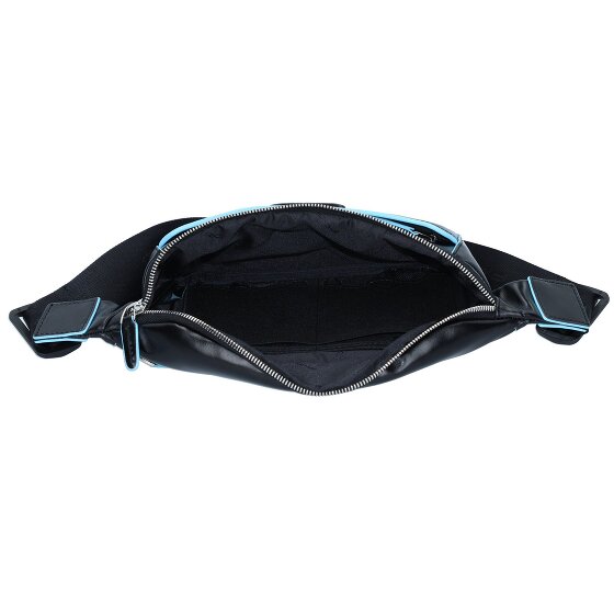 Piquadro Marsupio quadrato blu in pelle 29 cm