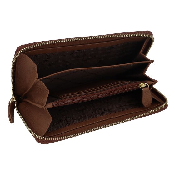 Braun Büffel Asti Portafoglio Protezione RFID Pelle 19 cm