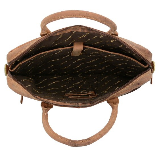 Greenburry Cartella vintage in pelle 41 cm Scomparto per computer portatile