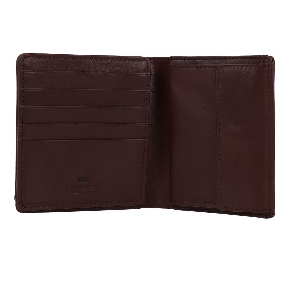 Braun Büffel Portafoglio Country RFID in pelle 10 cm