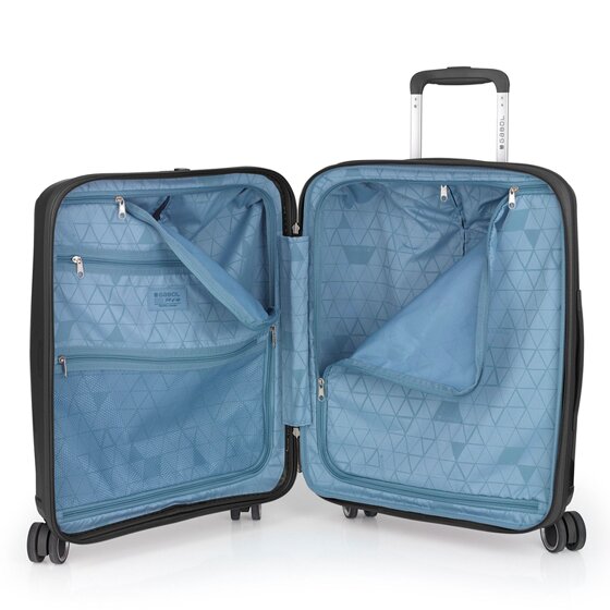 Gabol Queens 4 ruote Carrello della cabina S 54 cm con piega di espansione