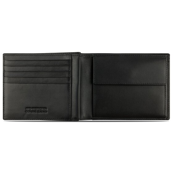 bugatti Super Slim Portafoglio Protezione RFID Pelle 9 cm