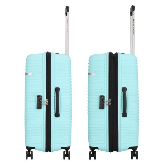 American Tourister Liftoff 4 ruote Set di valigie 3 pezzi con piega di espansione