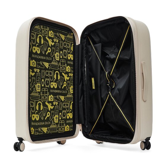 Mandarina Duck Logoduck + 4 ruote Carrello L 75 cm