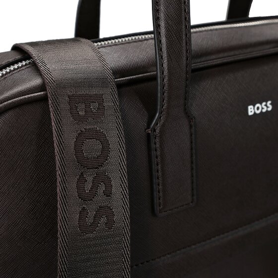 Boss Zair Valigetta Pelle 40 cm Scomparto per laptop