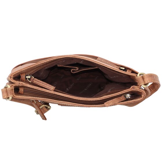 Greenburry Borsa a tracolla vintage in pelle 25 cm