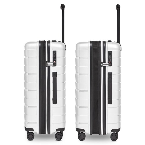 Bergpfeil Trolley da viaggio a 4 ruote M 66 cm con piega ad espansione