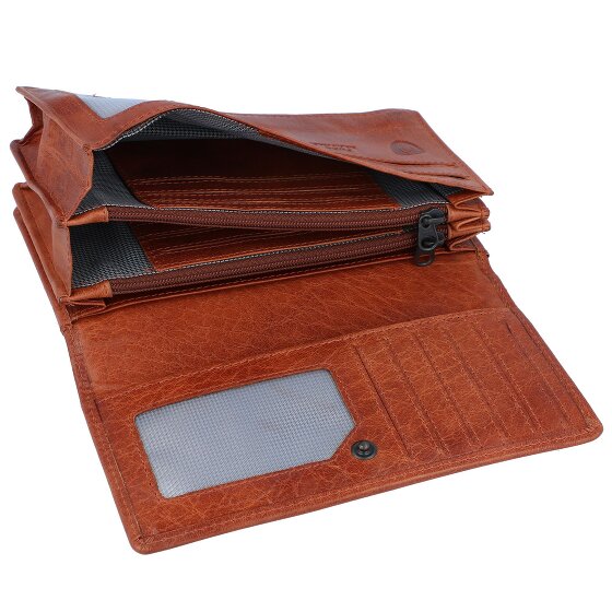 Spikes & Sparrow Portafoglio RFID in pelle 17 cm
