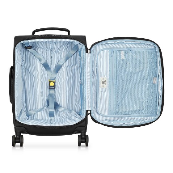 Delsey Paris Turenne Soft 4 ruote Carrello della cabina 55 cm con piega di espansione