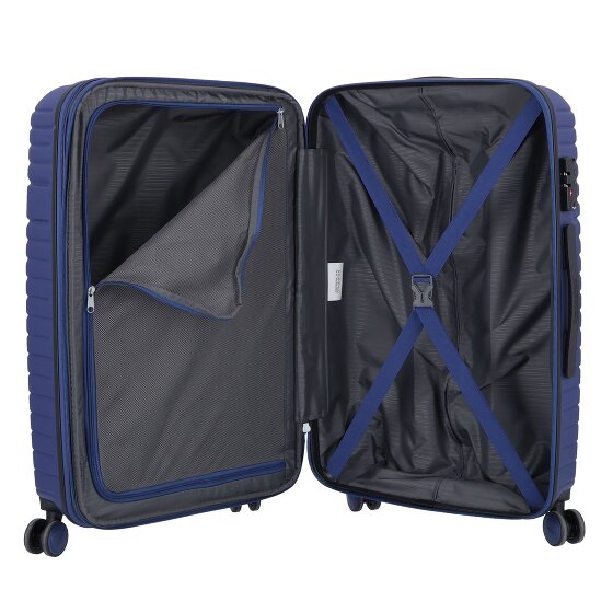 American Tourister Aero Racer 4 ruote Set di valigie 3 pezzi con piega di espansione