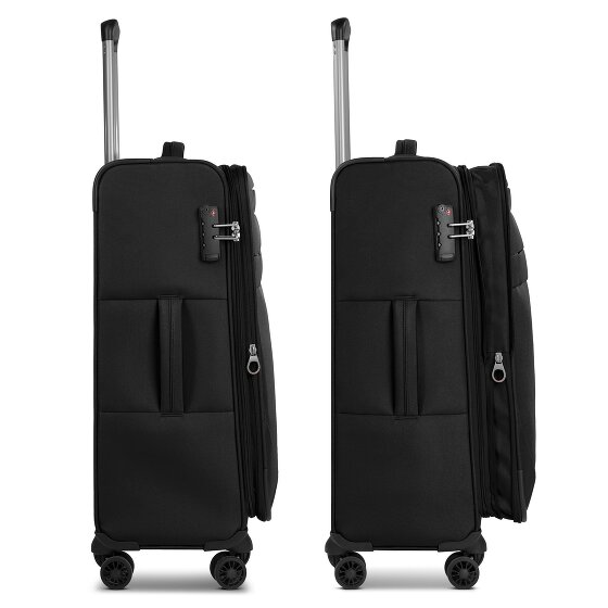 Worldpack Chicago 4 ruote Carrello M 67 cm con piega di espansione