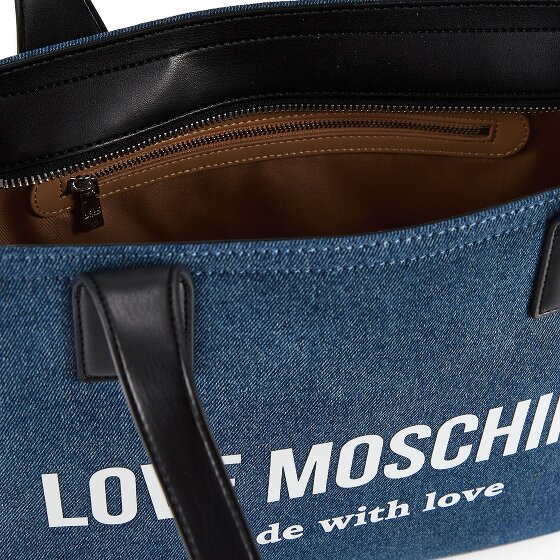Love Moschino Denim Signature Love Borsa shopper 35 cm