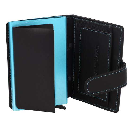 Greenburry Nappa Custodia per carta di credito Protezione RFID Pelle 7 cm