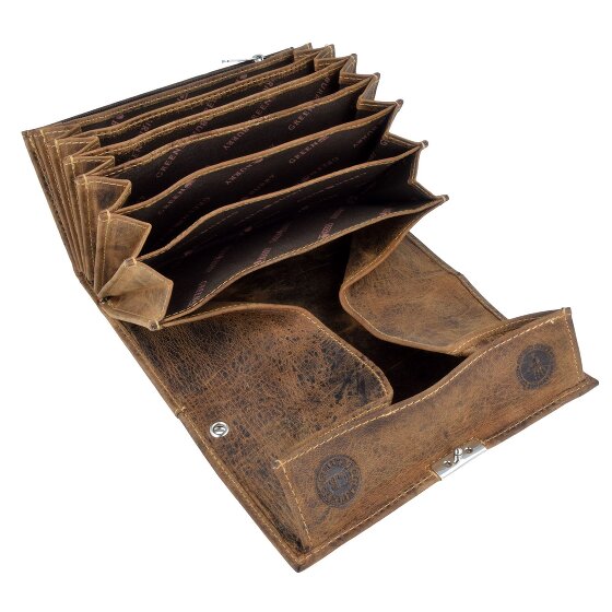 Greenburry Portafoglio vintage in pelle 17 cm