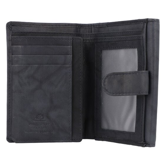 Greenburry Portafoglio Basic RFID in pelle 13 cm