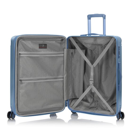 Heys Alumix 4 ruote Set di valigie 3 pezzi con piega di espansione