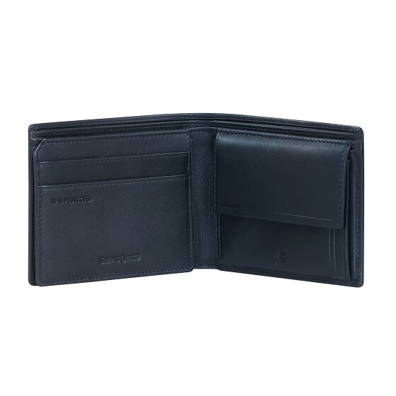Samsonite Attack 3.0 Portafoglio Protezione RFID Vera Pelle 10.5 cm