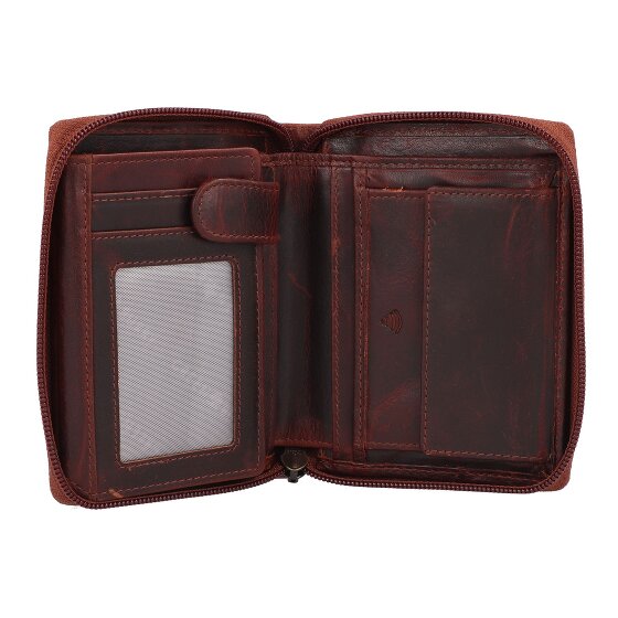 Greenburry Rugged Portafoglio Protezione RFID Pelle 10 cm