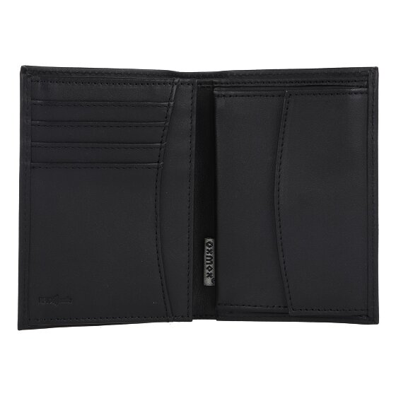 oxmox Leather Portafoglio Protezione RFID Pelle 9.5 cm
