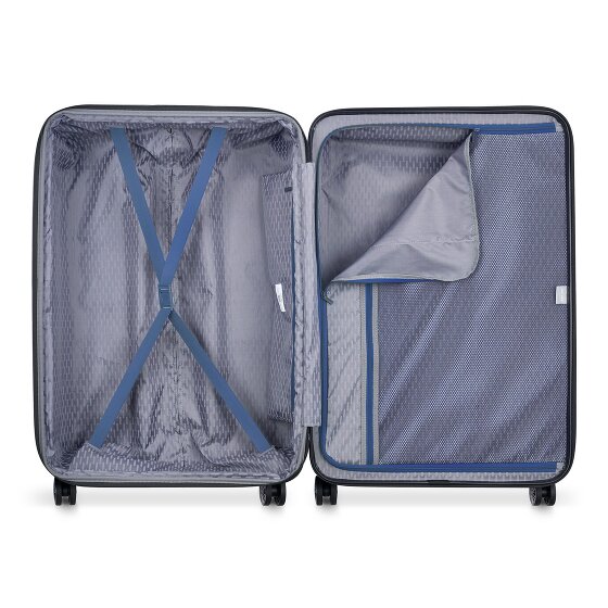 Delsey Paris Air Armour 4 ruote Set di valigie 3 pezzi con piega di espansione Delsey Paris Air Armour 4 ruote Set di valigie 3 pezzi con piega di espansione