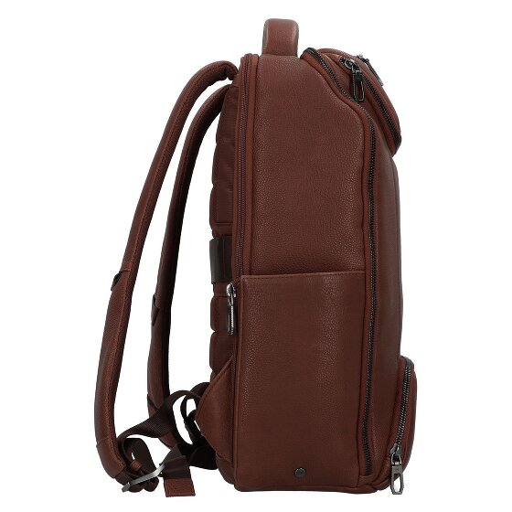 Piquadro Cronus Zaino da lavoro Protezione RFID Vera Pelle 41 cm Vano porta PC