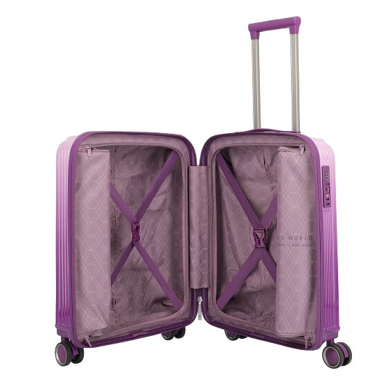 Travelite Lascana 4 ruote Carrello della cabina S 50 cm