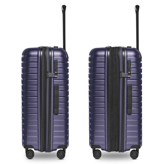 Pactastic Collection 04 THE MEDIUM + 4 ruote Carrello M 66 cm con piega di espansione