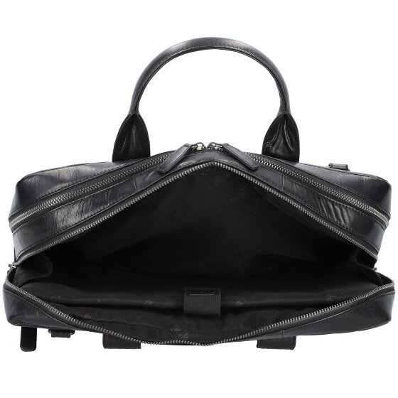 Plevier Rock Flint Valigetta Protezione RFID Pelle 41 cm Scomparto per laptop