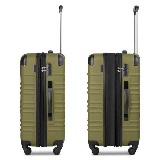 Wenger Amplar Evo 4 ruote Set di valigie 3 pezzi con piega di espansione