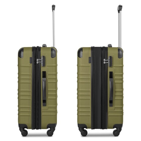 Wenger Amplar Evo 4 ruote Set di valigie 3 pezzi con piega di espansione