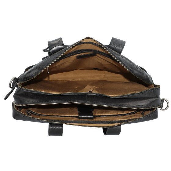 Burkely Cartella Jesse vintage in pelle 42 cm Scomparto per laptop