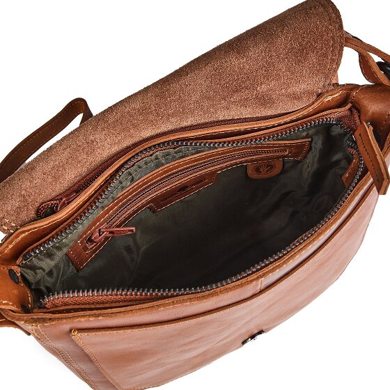 Greenburry Vintage Borsa a tracolla Vera Pelle 30 cm