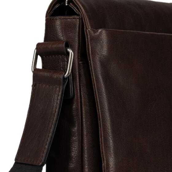 Jost Glasgow Borsa a tracolla S Protezione RFID Vera Pelle 23 cm