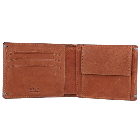 Burkely Portafoglio Avery antico RFID in pelle 12 cm
