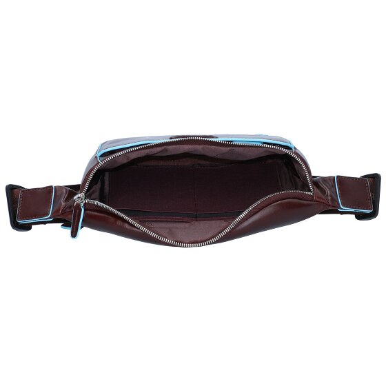 Piquadro Marsupio quadrato blu in pelle 29 cm
