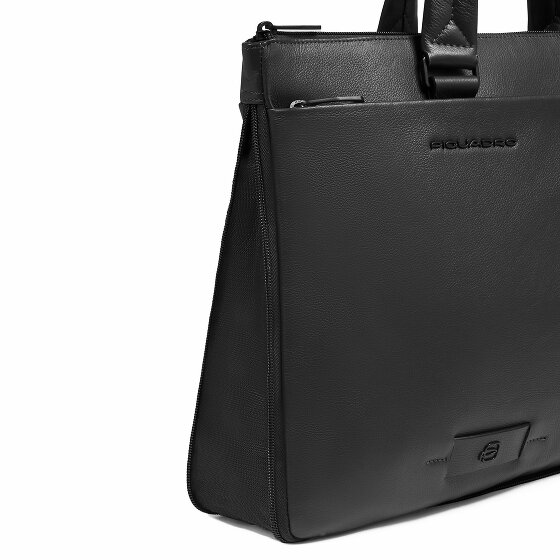 Piquadro Russel Valigetta Protezione RFID Pelle 42 cm Scomparto per laptop