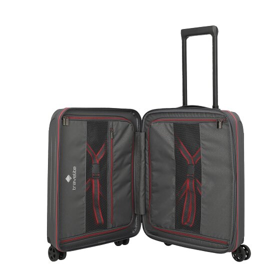 Travelite Dynamiic 4 ruote Carrello della cabina 55 cm con piega di espansione