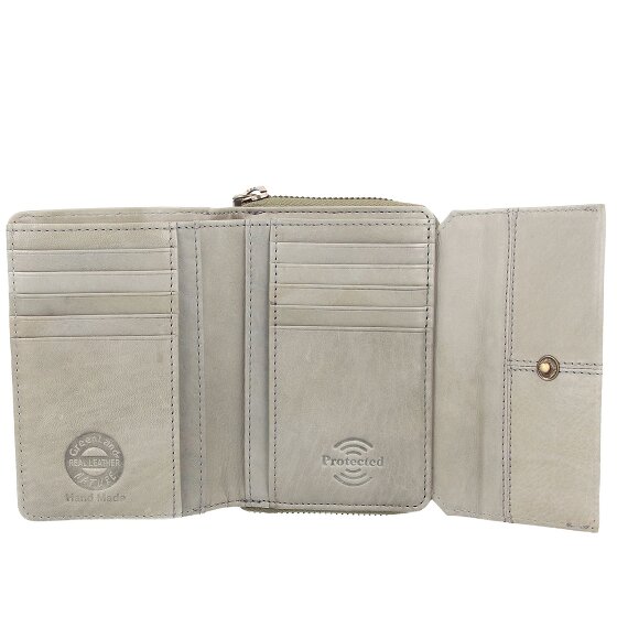Greenland Nature Portafoglio Nature Soft RFID in pelle 13 cm