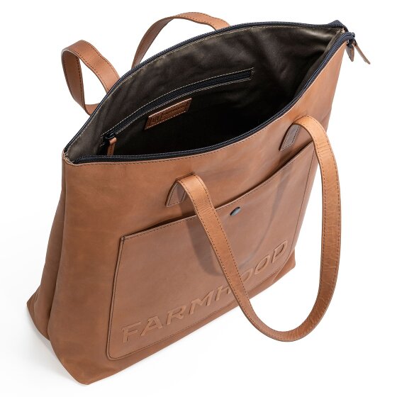Farmhood Nashville XL Borsa shopper in pelle 35 cm
